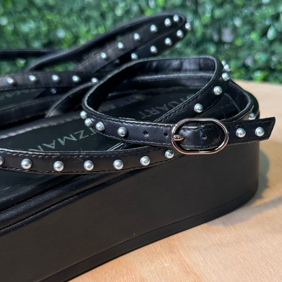 NWT Stuart Weitzman Summerlift Pearl Platform Ankle Strap Sandals Size 7 - Picture 10 of 12